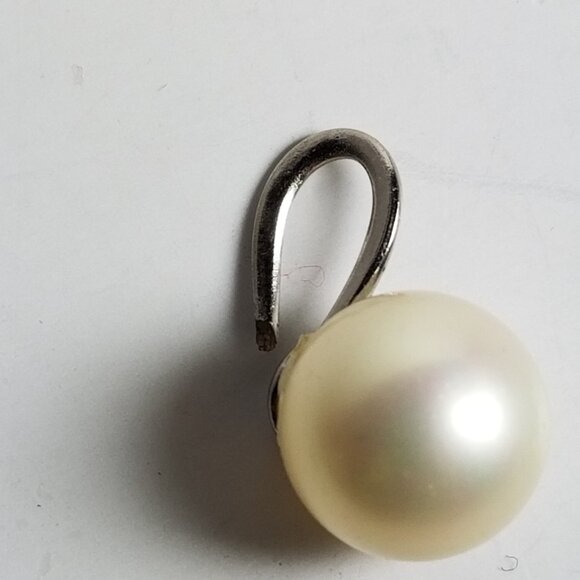 ✅Vintage Pearl Pendant with silver metal Hand Crafted - Picture 4 of 7